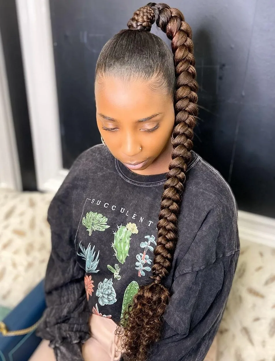 The Ponytail With Braids